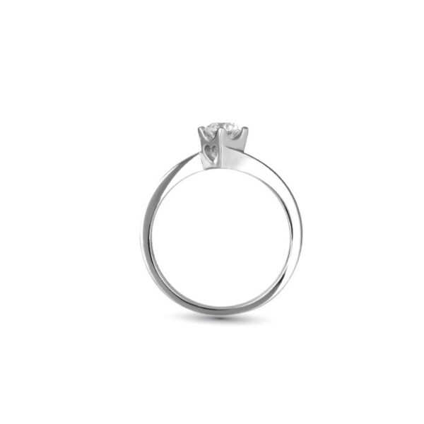 Le Lumiere Proposal Ring in 18K White Gold
