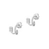 Diamond Earrings in 18K White Gold