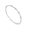 Diamond Bangle in 18K White Gold