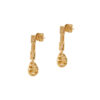 Droplet Diamond Earrings in 18K Yellow Gold