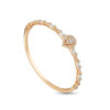 Droplet Diamond Bangle in 18K Yellow Gold