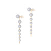 Akoya Pearl Earrings in 18K Yellow Gold