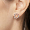 ETERNITY Glow Earrings in Rose Gold