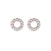 ETERNITY Glow Earrings in Rose Gold