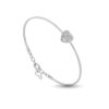 Diamond Bangle in 18K  White Gold