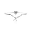 Diamond Bangle in 18K  White Gold