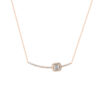 Diamond Necklace in 18K  Rose Gold