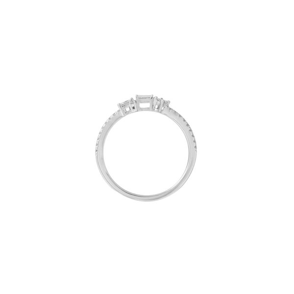 Diamond Ring in 14K White Gold
