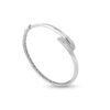 Diamond Bangle in 18K White Gold