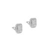 Diamond Earrings in 18K White Gold