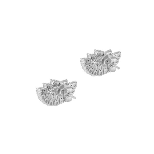 Diamond Earrings in 18K White Gold