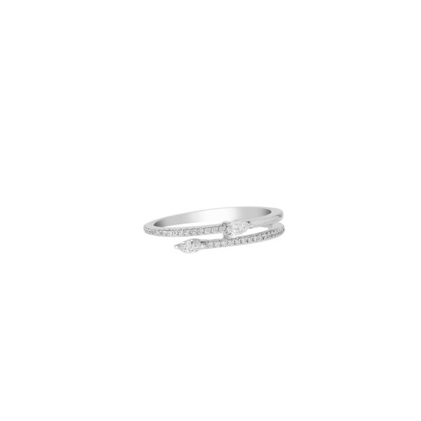 Diamond Ring in 14K White Gold