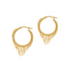 Ringing Earrings in 18K Yellow Gold