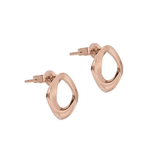 Geometrical Earrings in 18K Rose Gold