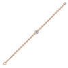 Diamond Bracelet in 18K Rose Gold