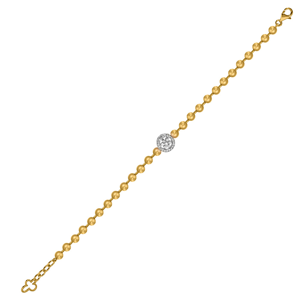 Diamond Bracelet in 18K Yellow Gold