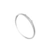 Diamond Bangle in 18K White Gold