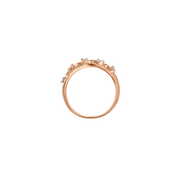 1000x1000-13 Diamond Ring in 18K Rose Gold