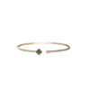 Emerald Bangle in 18K Yellow Gold