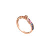 Fancy Sapphire Ring in 18K Rose Gold