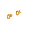 Flower Earrings in 18K Yellow Gold
