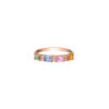 Fancy Sapphire Ring in 18K Rose Gold