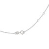 Fancy Sapphire Necklace in 18K White Gold