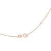 Fancy Sapphire Necklace in 18K Rose Gold