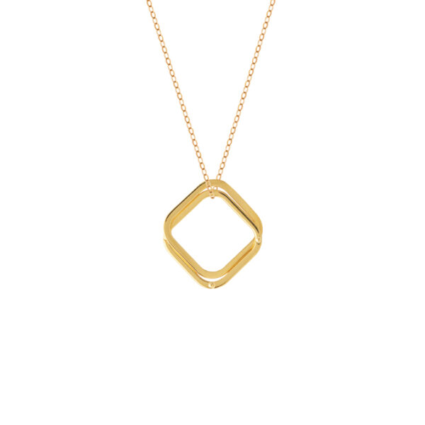 Geometry Necklace in 18K Yellow Gold