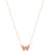 Tomei_0008_WN84R-GD_1.psd Butterfly Necklace in 18K Rose Gold