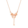 Ribbon Necklace in 18K Rose Gold