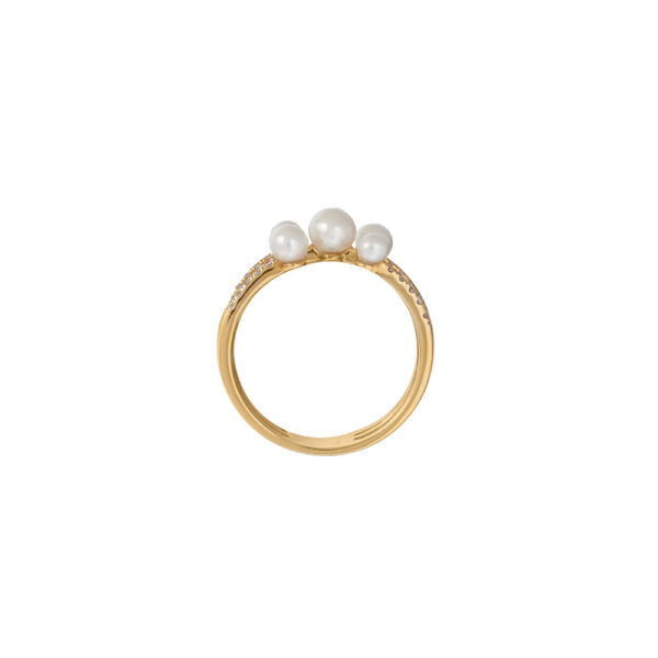 Pearl Ring in 18K Yellow Gold
