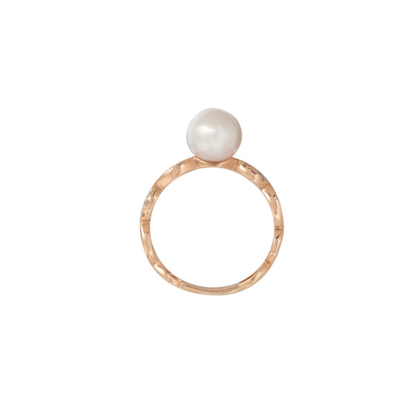1000x1000-22 Akoya Pearl Ring in 18K Rose Gold