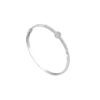 Diamond Bangle in 18K White Gold