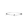 Diamond Bangle in 18K White Gold