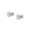 Diamond Earrings in 18K White Gold