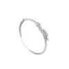 Diamond Bangle in 18K White Gold