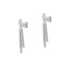 Diamond Earrings in 18K White Gold