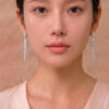 Diamond Earrings in 18K White Gold