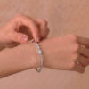 Diamond Bracelet in 18K White Gold