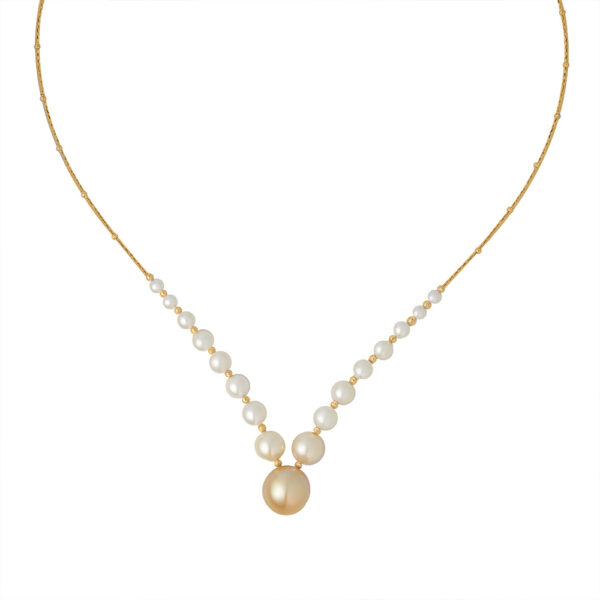 1000x1000_MDW-05 Pearl Necklace in 18K Yellow Gold