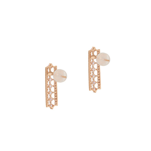 Fantasia Collection Earrings in 18K Rose Gold
