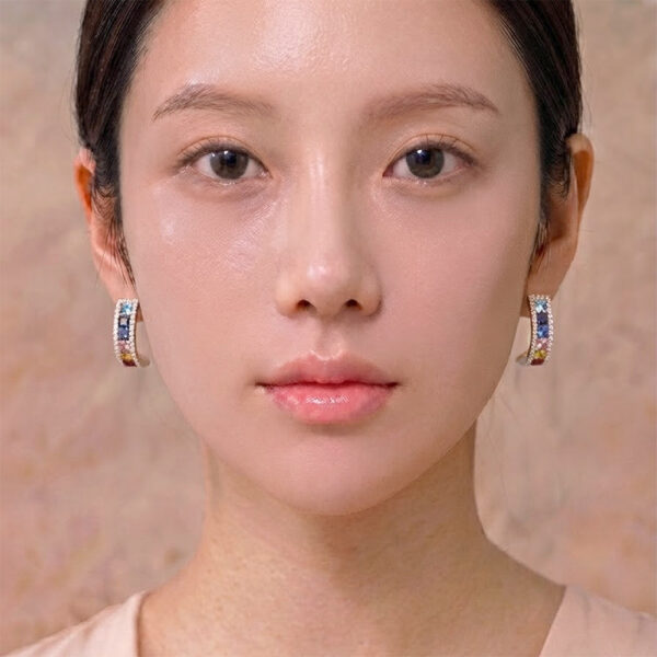 Fantasia Collection Earrings in 18K Rose Gold